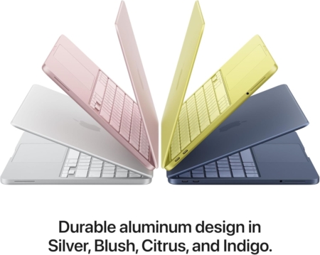 MacBook Neo Laptop Colors: Silver, Blush, Citrus, or Indigo