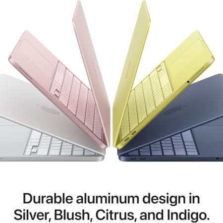 MacBook Neo Laptop Colors: Silver, Blush, Citrus, or Indigo