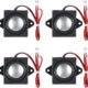 DWEII 4 PCS Speaker 3 Watt 8 Ohm Mini Speaker 8ohm 3w Loundspeaker